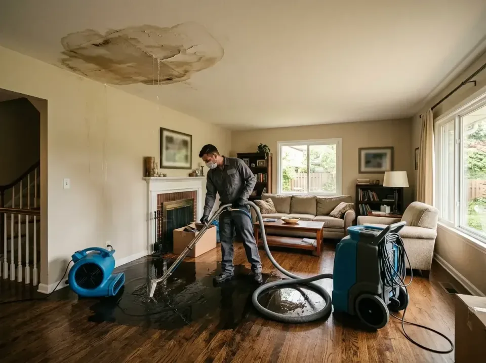 attic-pipe-burst-ceiling-drip-008 — frequently asked questions, Water Damage Restoration & Carpet Care in Mendota Heights, MN